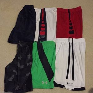 Boys athletic shorts youth large